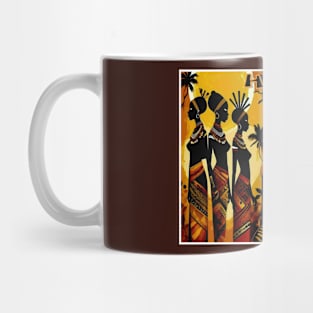 Haitian Beautiful Girls Travel and Tourism Advertising Print Mug